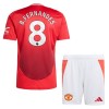 Manchester United B. Fernandes 8 Domácí 2024-25 - Dětské Fotbalové Dresy (S/S) Manchester United B. Fernandes 8 Domácí 2024-25 - Dětské Fotbalové Dresy (S/S)